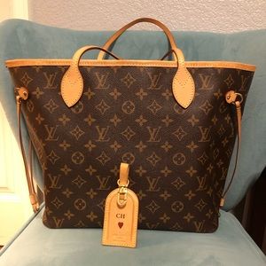 Neverfull MM w/Cerise Interior